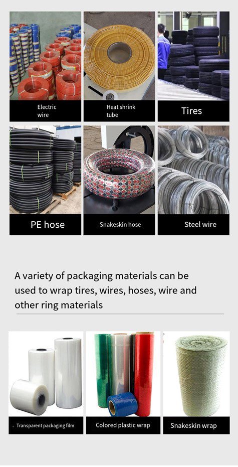 machine d’emballage de film d’enroulement,Presse à balles de film d’emballage automatique, Machine d’emballage automatique