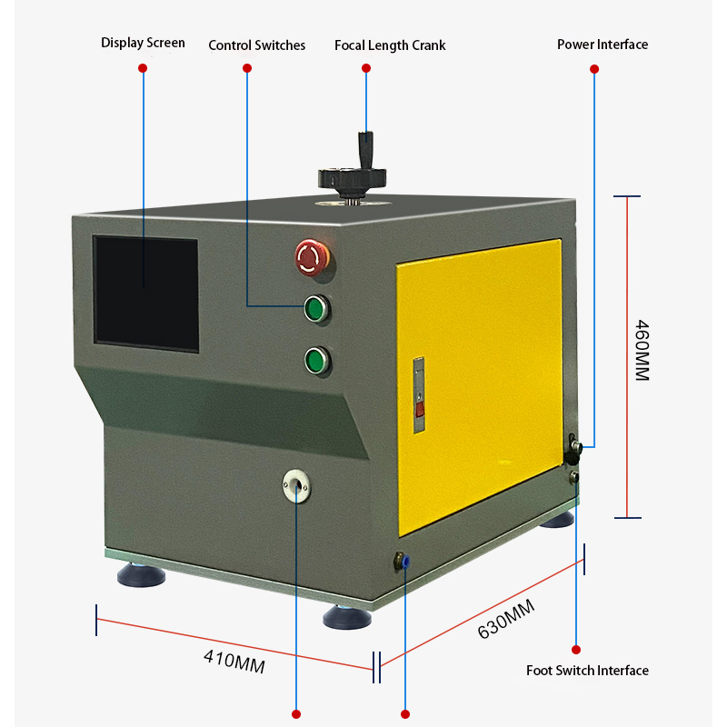 Desktop Rotary Cutting Laser Wire Stripping Machine FLS30-XC