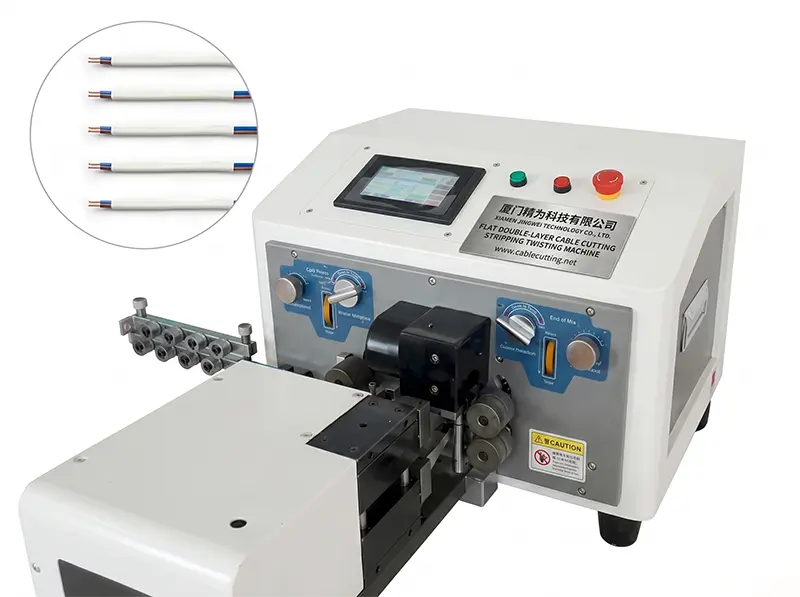 Processeur de câbles plats double couche WPM-320 – Précision et efficacité pour l'industrie