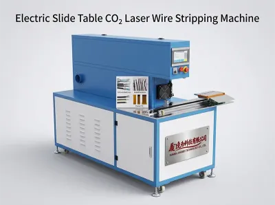 Machine de Dénudage de Fils Laser CO₂ à Table Coulissante Électrique CLS60-D