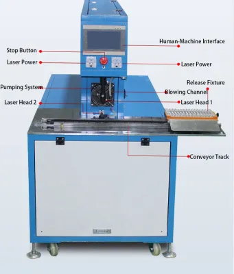 Table de Glissement Électrique Machine de Dénudage de Fils Laser CO₂ CLS60-D Thumb