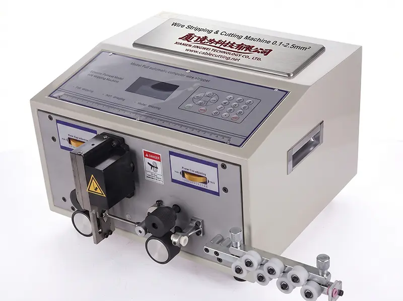 Machine de dénudage et coupe de fils | Solution haute précision JINGWEI