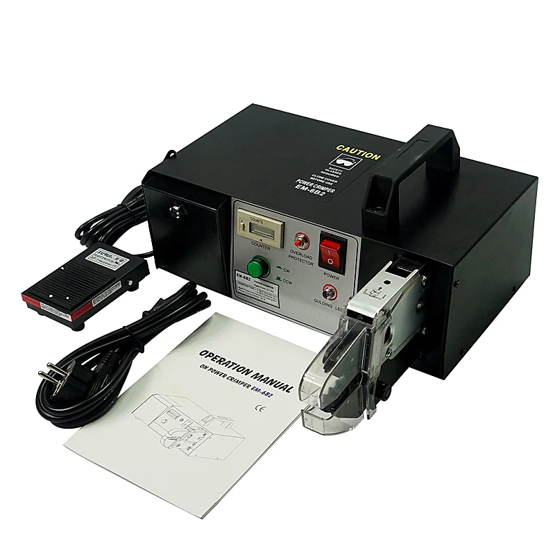 Outils de sertissage Variété de bornes équipées de machines à sertir les bornes de type électrique EM-6B1 EM-6B2, sertissage des bornes, cosse de sertissage de câbles, machine à sertir