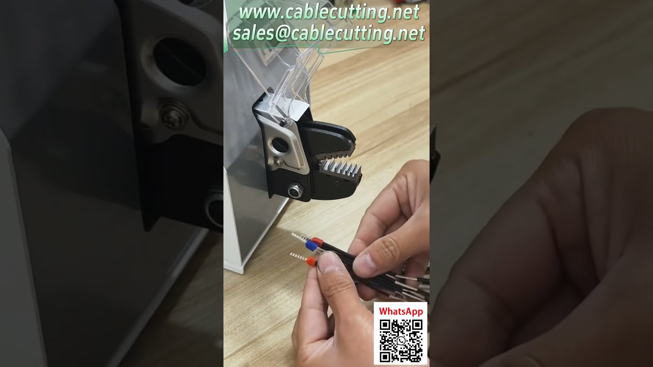 Machine à sertir les cosses électriques automatique | Polyvalente, performante et économique | Outil de sertissage #ÉquipementAutomatisé