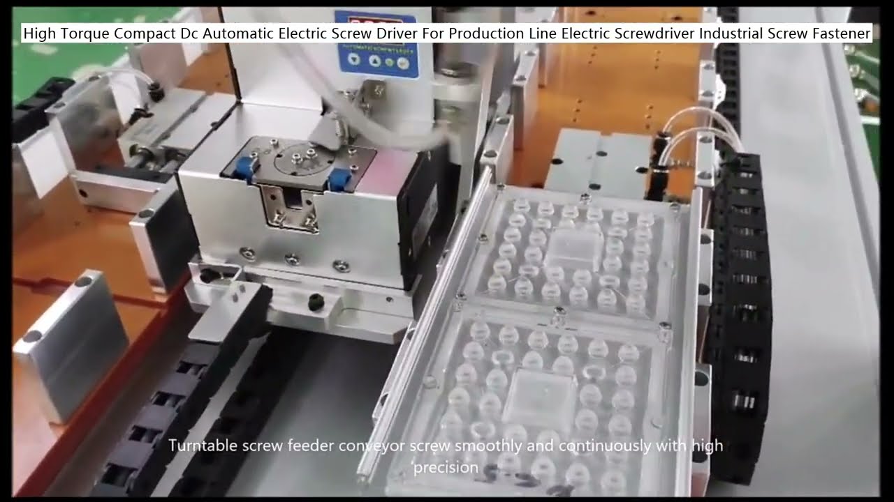 Tournevis électrique automatique DC compact à couple élevé pour chaîne de production