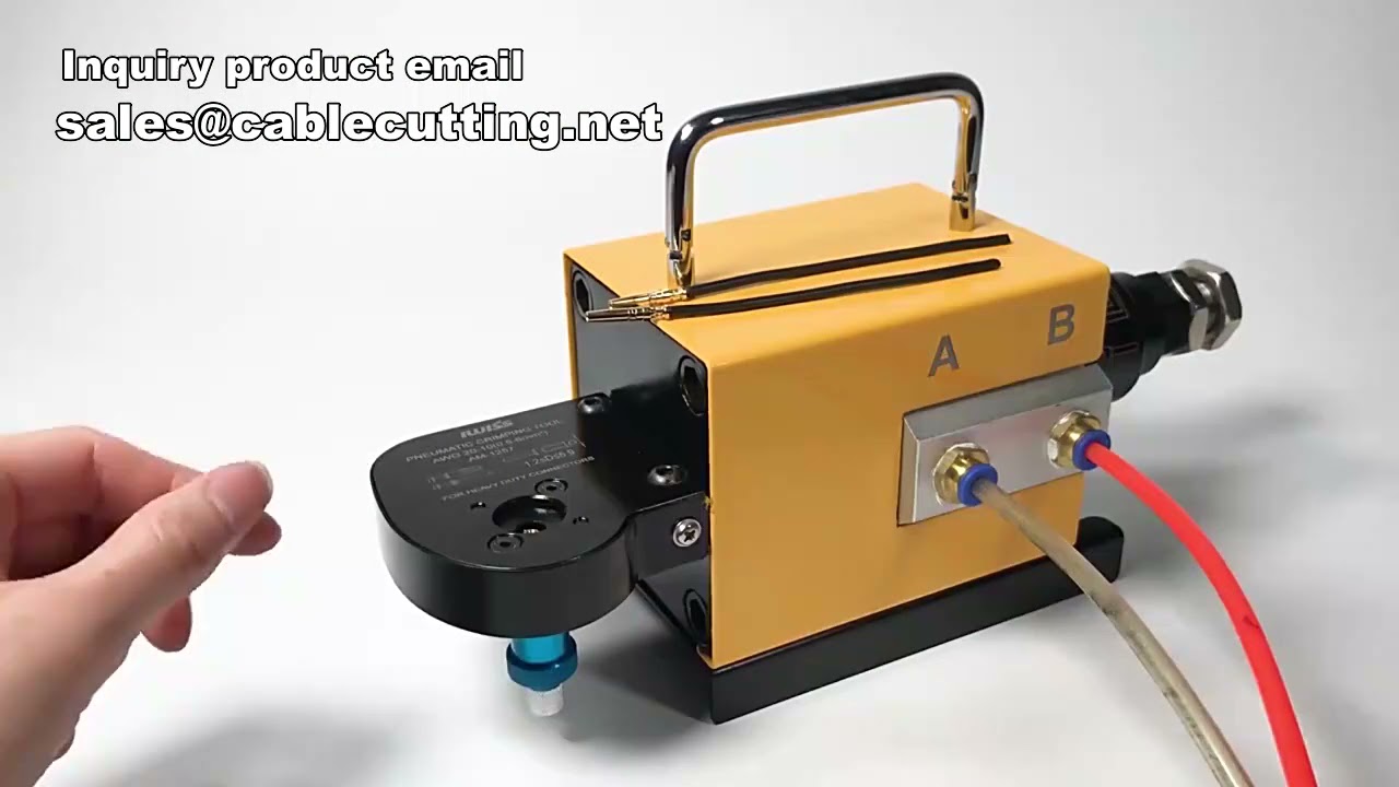 Machine à sertir portable pour connecteurs électroniques, broches et tuyaux - Sertissage professionnel