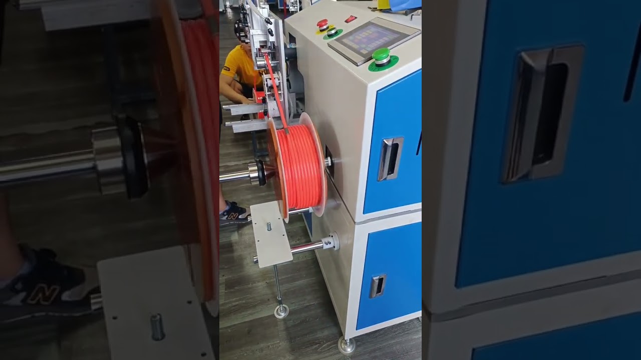 Bobineuse de précision au sol avec compteur pour tuyaux et tubes divers
