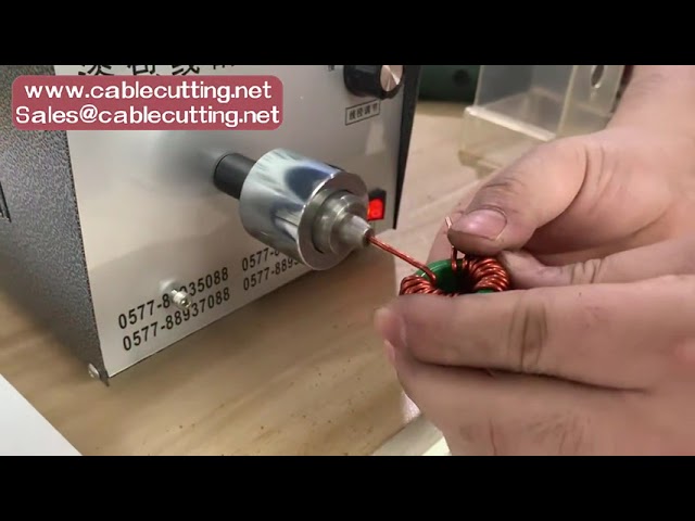Machine à dénuder le fil émaillé pour aimants et transformateurs - Dénudeuse automatique 2