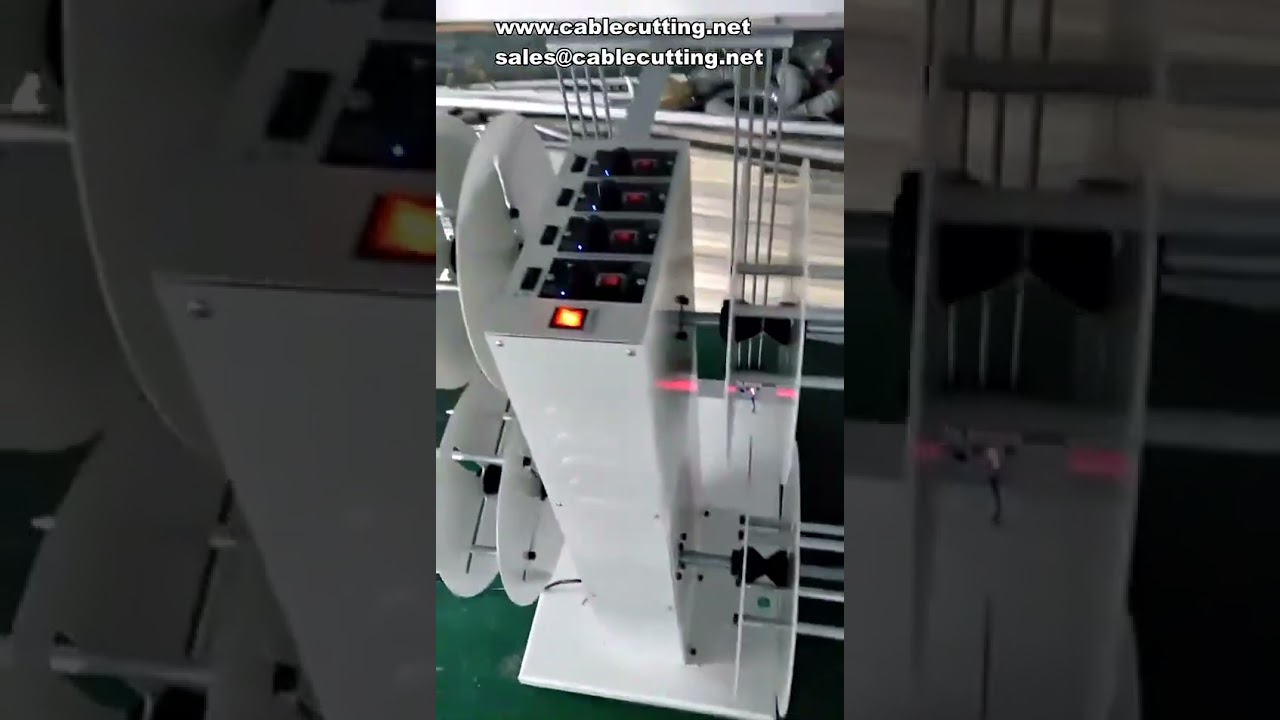 Machine de déroulement 4 axes, dévidoir automatique, coupe-fil, sertisseuse terminale, dénudeuse de câbles