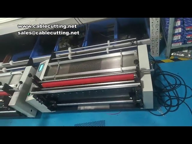 Machine de découpe automatique pour filet anti-poussière et fibre de carbone - Refendeuse industrielle
