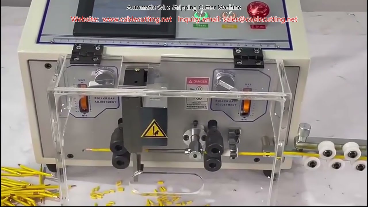 Machine Automatique de Dénudage et Coupe de Câbles