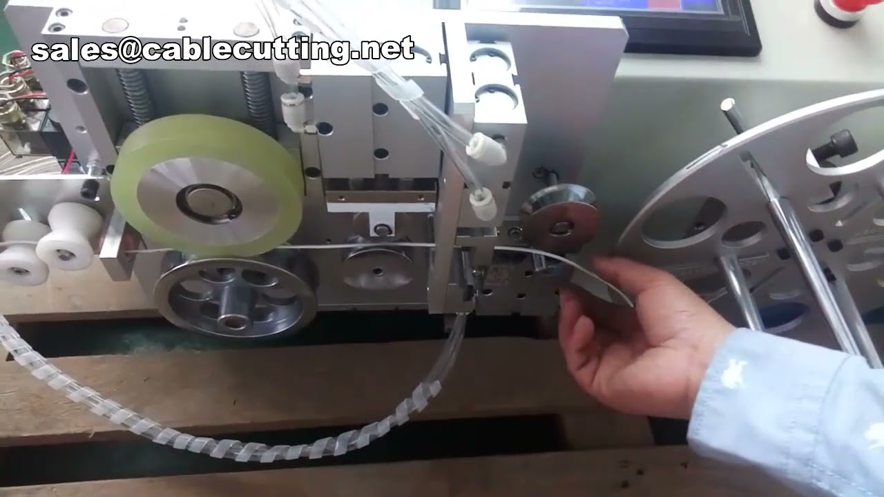 Machine à enrouler et lier les câbles avec compteur intégré - Précision et automatisation