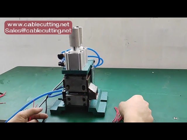 Machine de dénudage pneumatique manuelle pour câbles - Outil de dénudage de précision