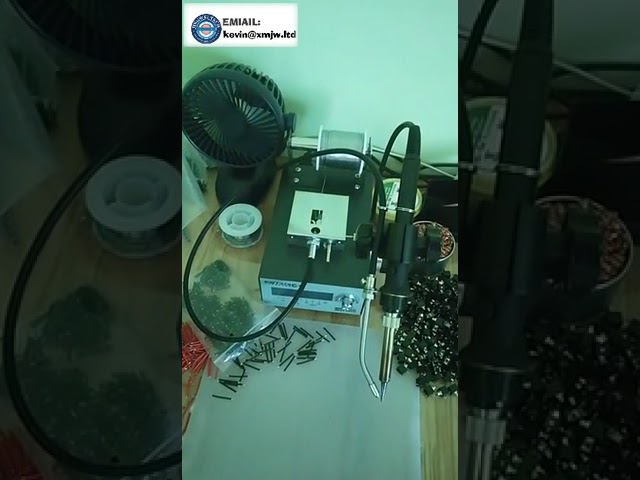 Portable AC DC Plugs Charge Wire Connector Soldering Machine