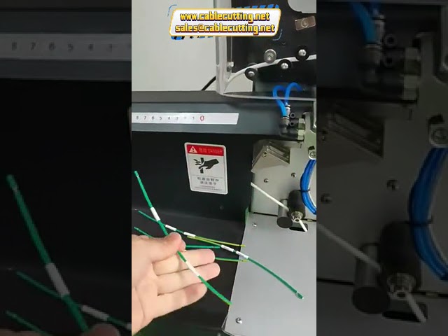 Machine de dénudage et d'impression de tubes numérotés – Découpe et marquage automatique de fils