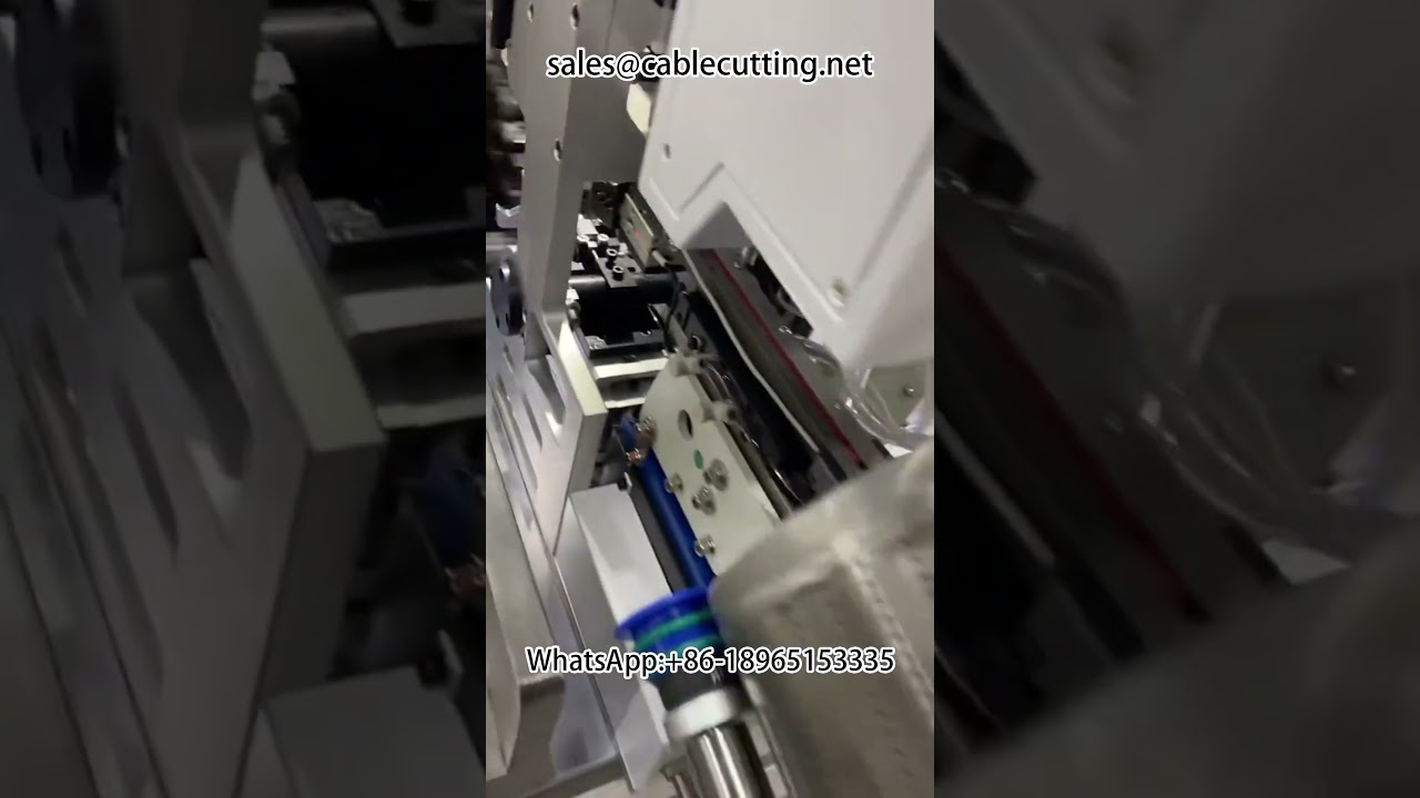 Double head wear waterproof plug crimping terminal automotive wire harness stripping machine