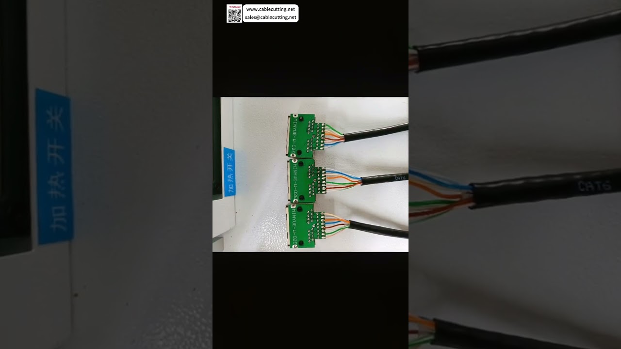 Machine à souder semi-automatique pour câble 8 conducteurs - Outil professionnel de soudage rapide en 2 étapes