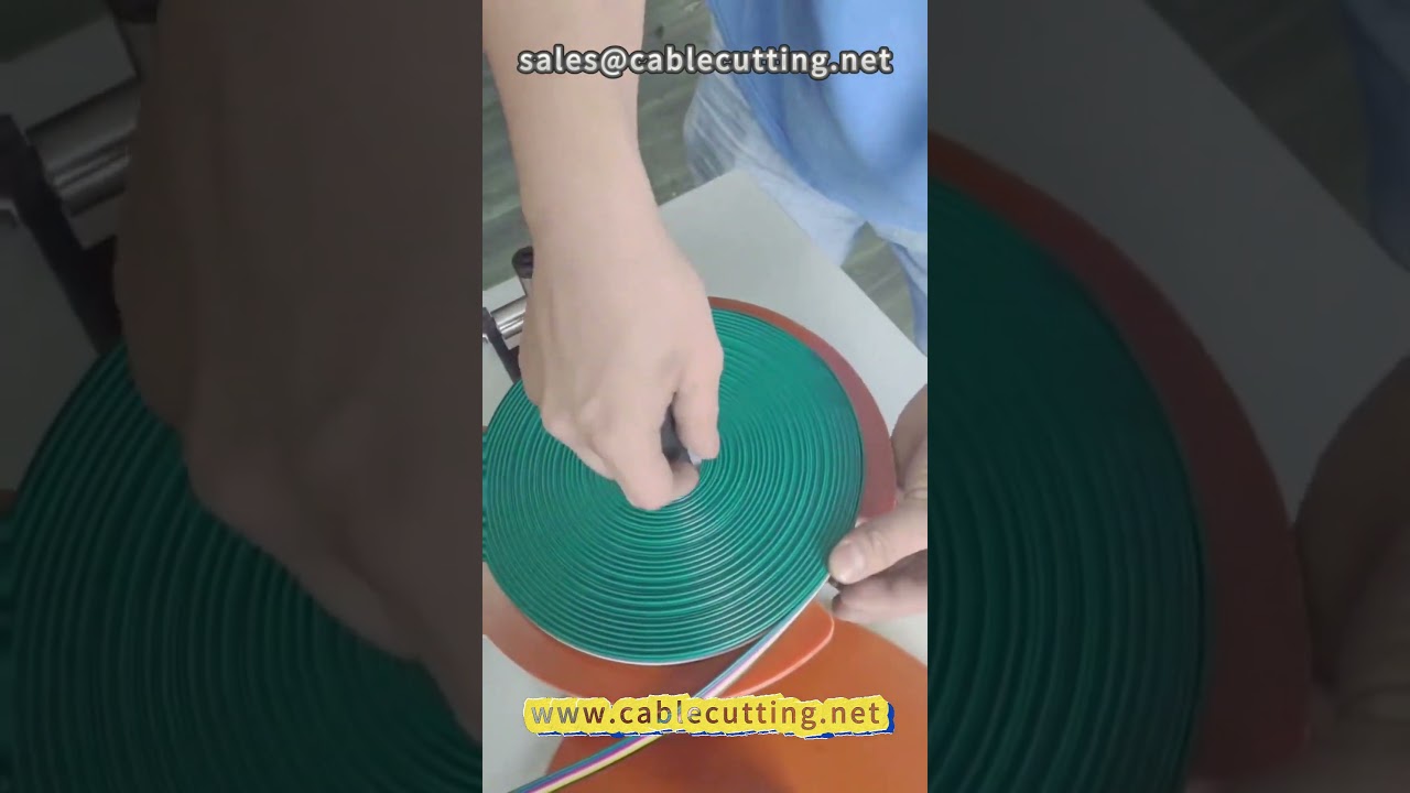 Machine à enrouler les câbles plats, réseaux et HDMI | Matériel de fabrication de fils