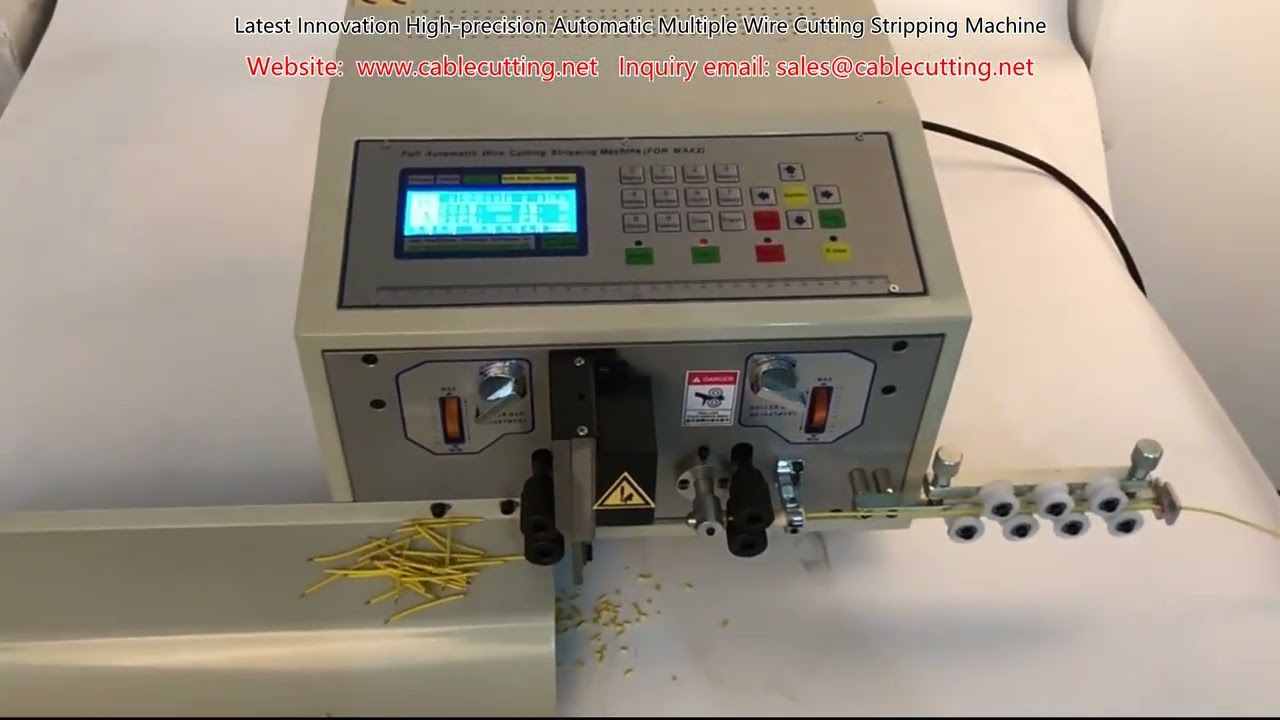 Machine de dénudage et de coupe de fils multiples haute précision - Automatisation industrielle