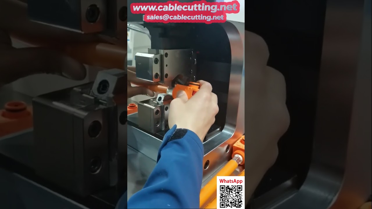 Test de sertissage de faisceau de câbles 160 mm² | Machine professionnelle
