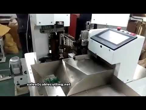 Machine à sertir automatique double tête pour fils courts - Haute vitesse et précision