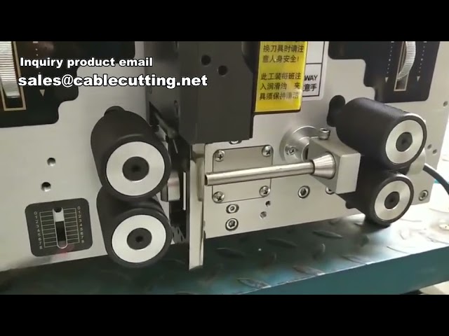 Machine automatique de coupe et dénudage de câble - Dénudeuse de gaine pour câbles