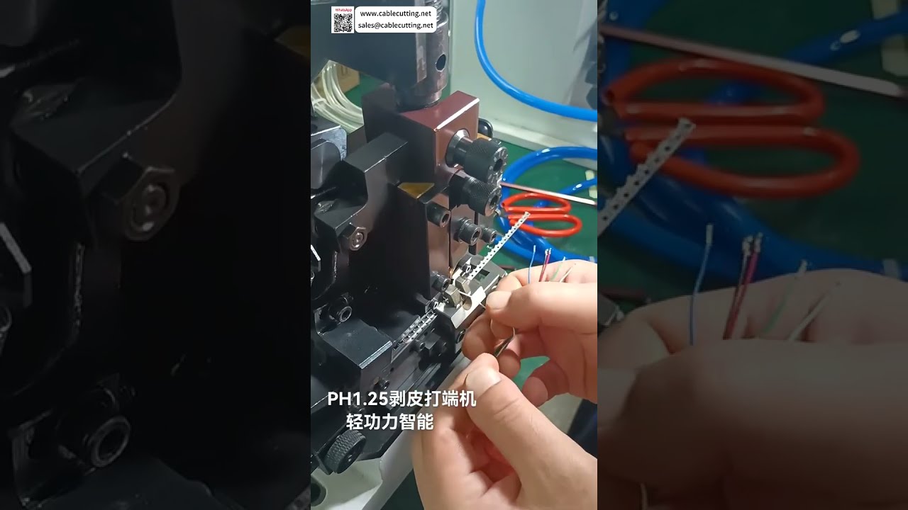 Machine à dénuder et à sertir les fils - Presse à bornes de précision fiable - Outil de faisceaux à grande vitesse