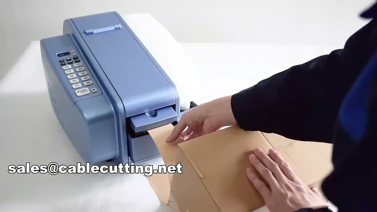 Distributeur de ruban adhésif activé par l'eau - Machine d'emballage industrielle