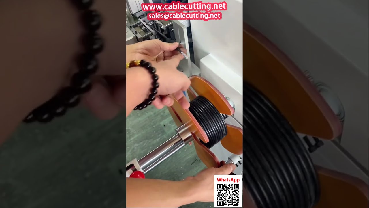 Machine Tout en Un pour Câble Réseau  Comptage Auto, Dénudage, Enroulage, Ligaturage   Compteuse