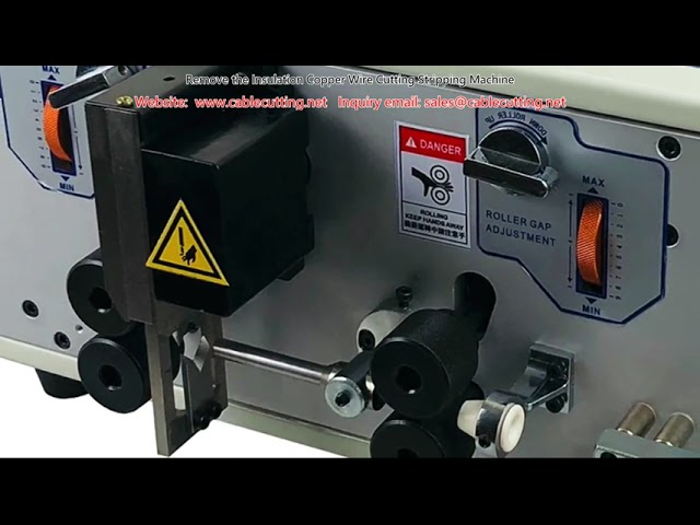 Machine de dénudage et coupe de fil de cuivre – Retrait d'isolant automatique