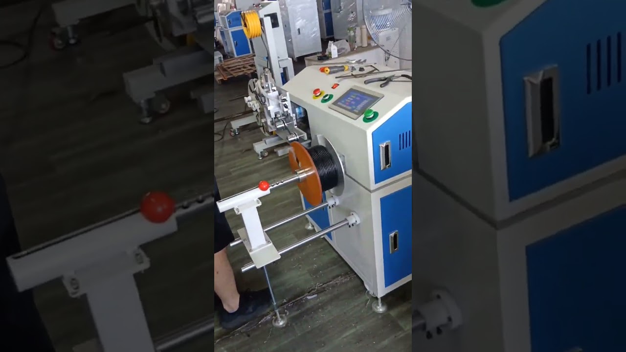 Machine automatique de comptage, tri, coupe et bobinage avec métrologie précise | #factory #machine