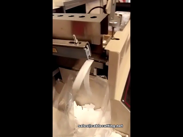 Machine de découpe automatique haute vitesse pour étiquettes d'entretien et ruban adhésif