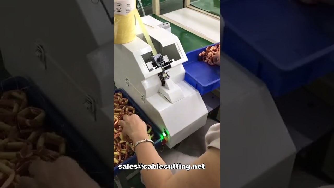 Machine de rubanage automatique WPM-75 pour bobines de fil | Emballage efficace