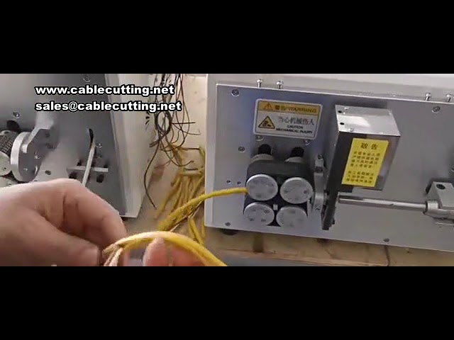 Machine de dénudage et coupe de fil double ligne - Idéale pour gros câbles carrés