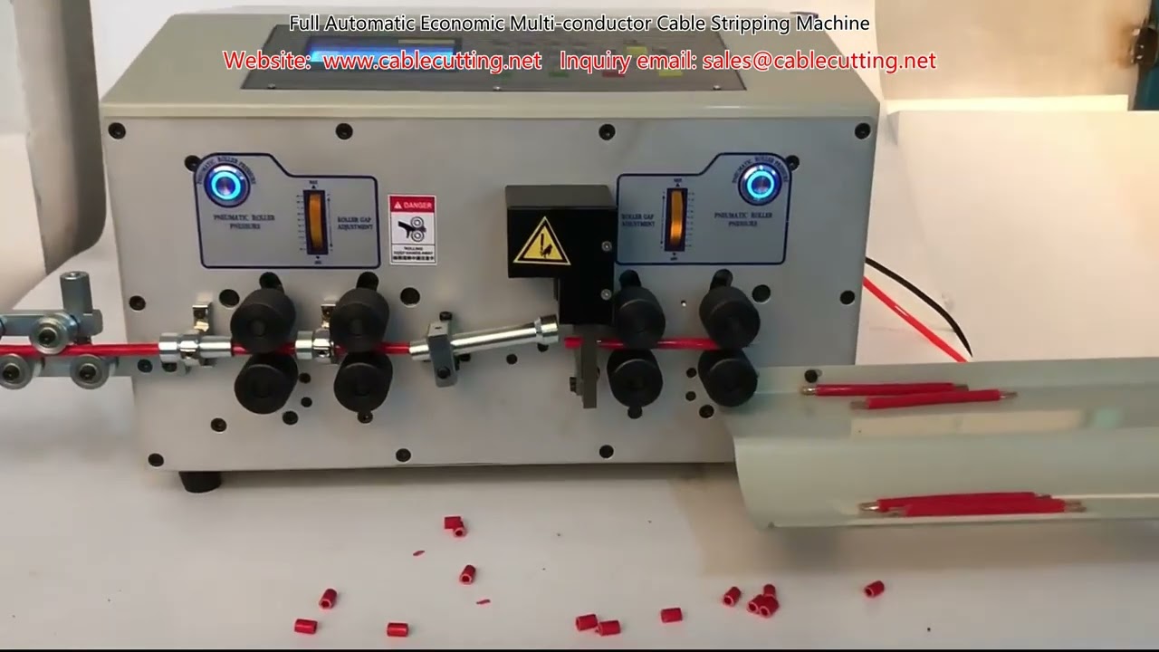 Machine à dénuder les câbles multi-conducteurs entièrement automatique et économique
