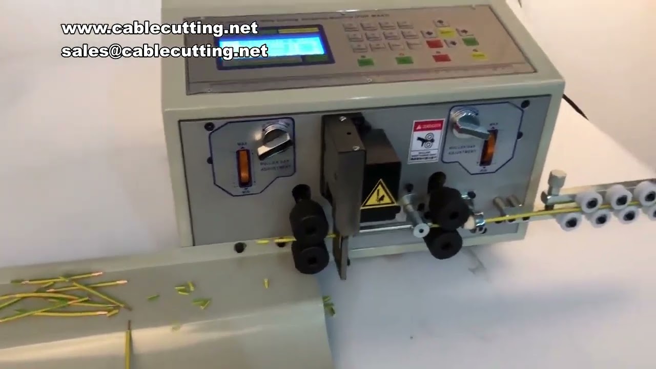 Capot de protection et collecteur de câbles pour machines à dénuder et couper les fils – Séries C, E, SD, JE, MAX