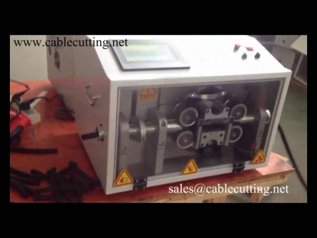 Machine de découpe de tubes ondulés WPM-2014C - Coupe automatisée de précision pour faisceaux de câbles