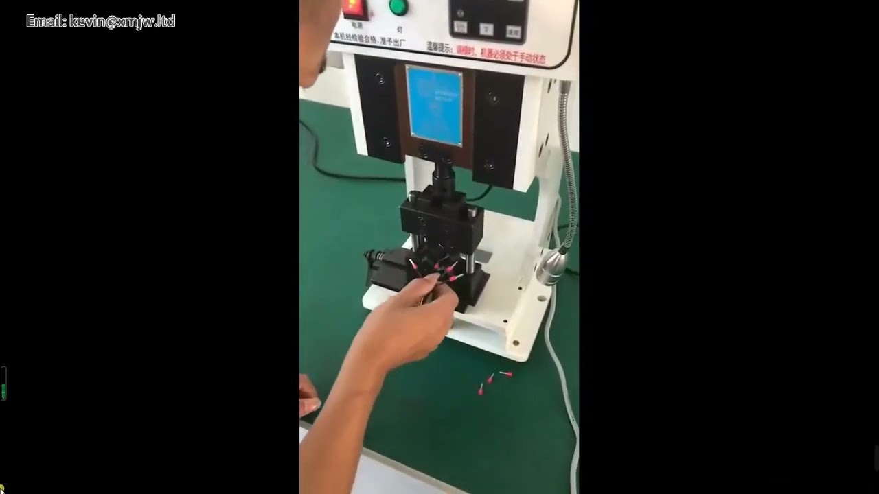 Machine à sertir les terminaux automatique 1.5T – Faible bruit, fonctionnement vertical et horizontal